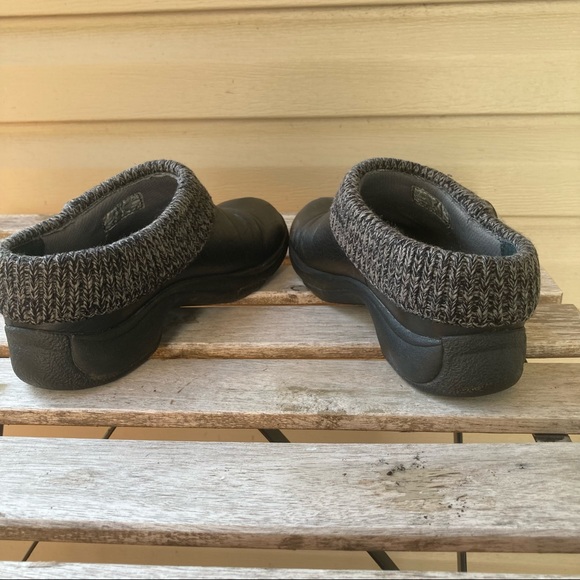 Dansko Professional Womens Black Slip On Leather Clog Shoes Size 38 Winter - Picture 8 of 10